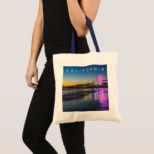 Santa Monica Pier | Los Angeles, Californië Tote Bag (Voorkant (product))