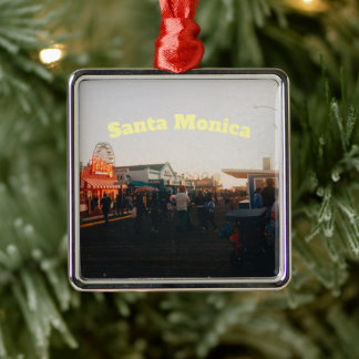Santa Monica Pier, Los Angeles, Kalifornien Metalen Ornament