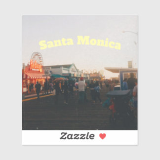 Santa Monica Pier, Los Angeles, Kalifornien Sticker