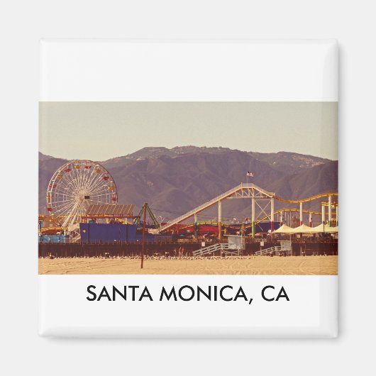 Santa Monica Pier - Magneet (Voorkant)