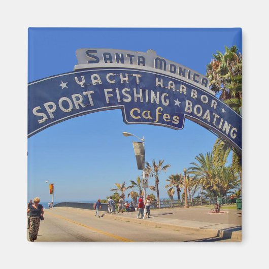 Santa Monica Pier Magneet (Voorkant)