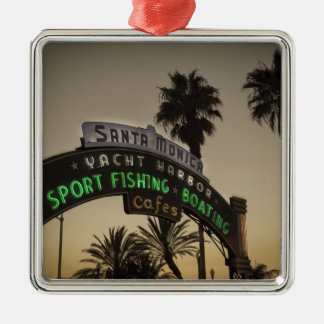 Santa Monica pier Metalen Ornament