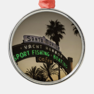 Santa Monica pier Metalen Ornament