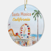 Santa Monica Pier Ornament (Links)