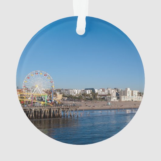 Santa Monica Pier Ornament (achterkant)