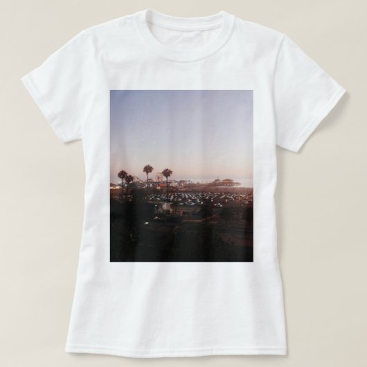 Santa Monica Pier Patch T-shirt (Design voorkant)