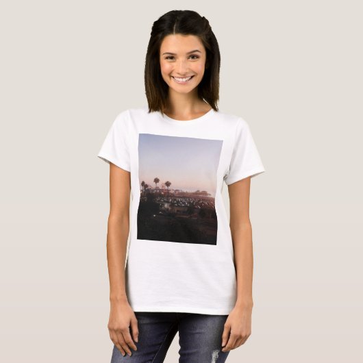 Santa Monica Pier Patch T-shirt (Voorkant volledig)