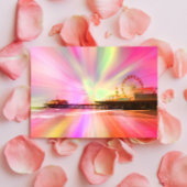 Santa Monica Pier Pink Explosion Briefkaart