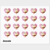 Santa Monica Pier Pink Explosion Hart Sticker (Vel)