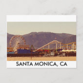 Santa Monica Pier - Post Card Briefkaart (Voorkant)