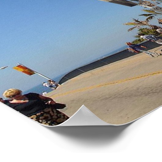 Santa Monica Pier Poster (Hoek)