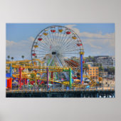 Santa Monica Pier Poster (Voorkant)