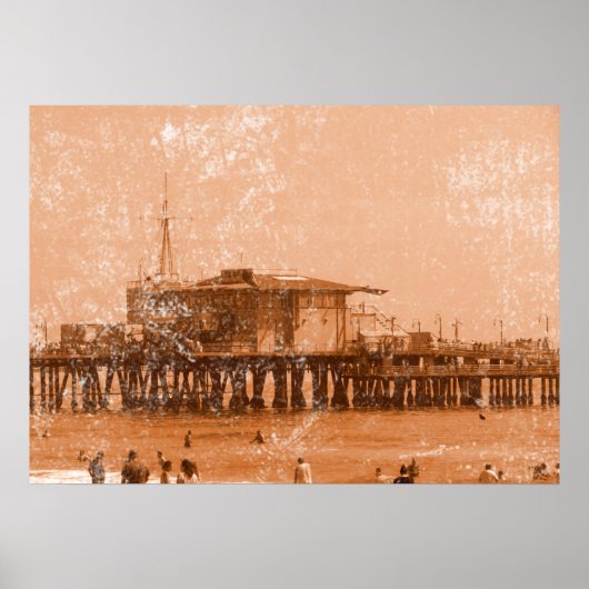 Santa Monica Pier Poster (Voorkant)