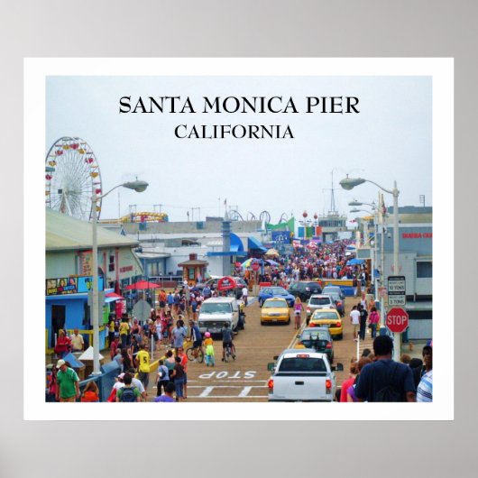 SANTA MONICA PIER poster (Voorkant)