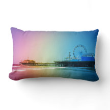 Santa Monica Pier Rainbow Colors