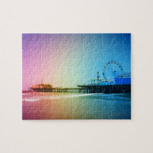 Santa Monica Pier Rainbow Colors Legpuzzel