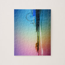 Santa Monica Pier Rainbow Colors