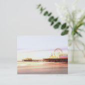 Santa Monica Pier Sunrise Briefkaart (Staand voorkant)