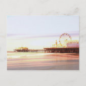 Santa Monica Pier Sunrise Briefkaart (Voorkant)