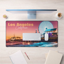 Santa Monica Pier Sunset Bureaumat