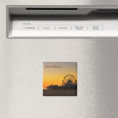 Santa Monica Pier Sunset Magneet (Insitu (Vaatwasser))