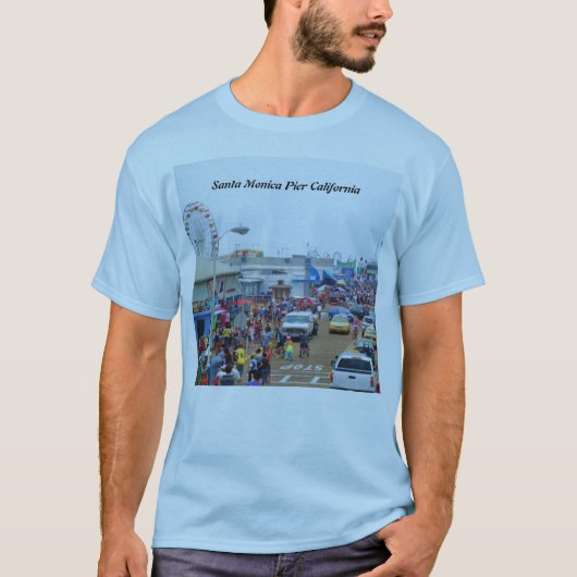 SANTA MONICA PIER T-SHIRT (Voorkant)