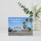 Santa Monica Postcard! Briefkaart (Staand voorkant)