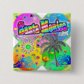 Santa Monica Quadro Seasons Button (Voorkant)