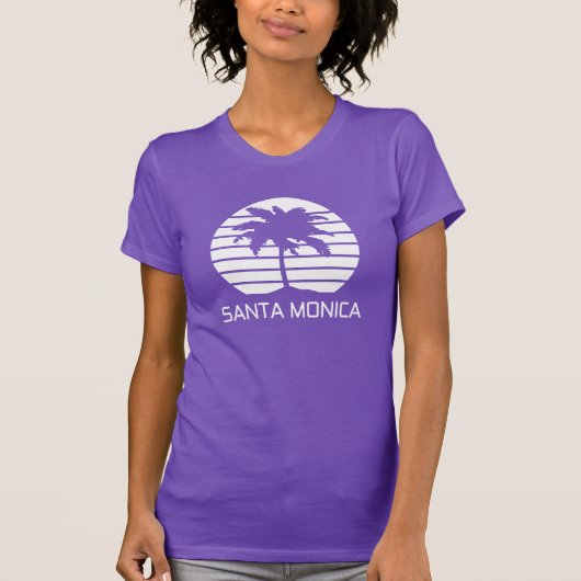 Santa Monica Retro T-shirt (Voorkant)