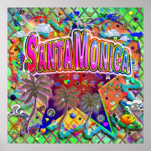 Santa Monica Risicofactor Poster (Voorkant)