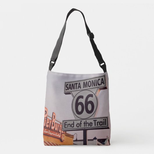 Santa Monica Route 66 California Crossbody Tas (Achterkant)