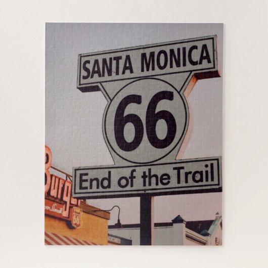 Santa Monica Route 66 California Legpuzzel (Verticaal)