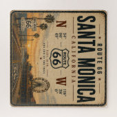 Santa Monica Route 66 Eindpunt Trail Legpuzzel (Horizontaal)