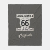 Santa Monica Route 66 Fleece Deken (Voorkant)