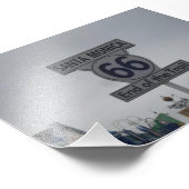 Santa Monica Route 66 Foto Afdruk (Hoek)