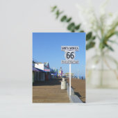 Santa Monica Route 66 Postcard! Briefkaart (Staand voorkant)