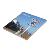 Santa Monica - Route 66 Tile! Tegeltje (Zijkant)