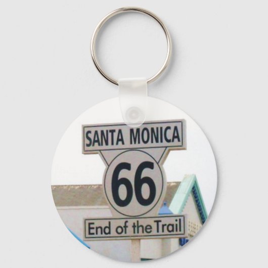 SANTA MONICA RT. 66 sleutelhanger (Voorkant)