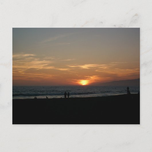 Santa Monica State Beach Briefkaart (Voorkant)