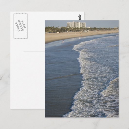 Santa Monica strand Briefkaart (Voorkant / Achterkant)