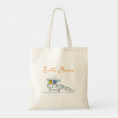 Santa Monica-strand Tote Bag (Achterkant)
