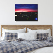 SANTA MONICA SUNRISE #1 CANVAS PRINT (Insitu (Slaapkamer))