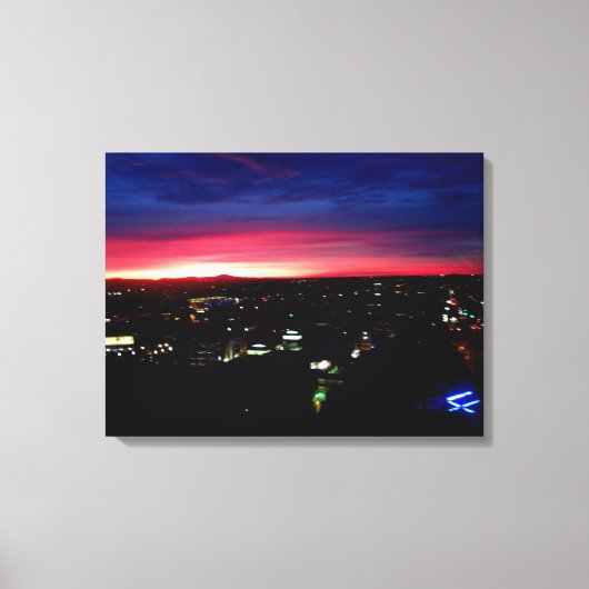 SANTA MONICA SUNRISE #1 CANVAS PRINT (Voorkant)