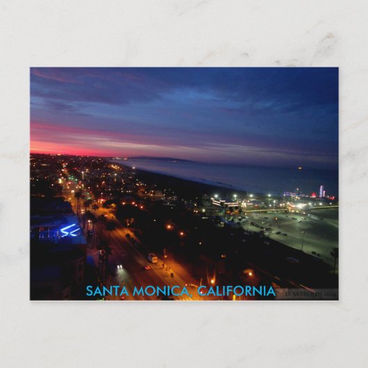 SANTA MONICA SUNRISE #2 BRIEFKAART (Voorkant)