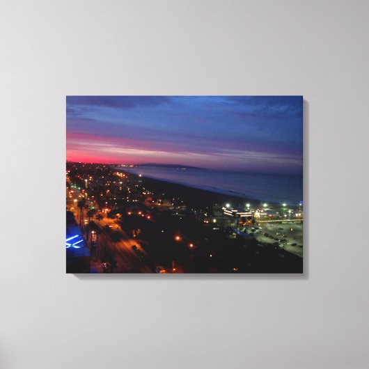 SANTA MONICA SUNRISE #2 CANVAS PRINT (Voorkant)