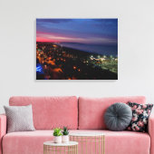 SANTA MONICA SUNRISE #2 CANVAS PRINT (Insitu (Woonkamer))