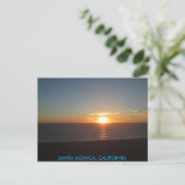 SANTA MONICA SUNSET #1 BRIEFKAART (Staand voorkant)