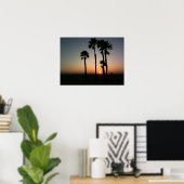Santa Monica Sunset Poster (Thuiskantoor)