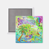 Santa Monica Tijdloze melodie magneet (Voorkant / Achterkant)