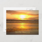 Santa Monica Travel Beach Bubbles Briefkaart (Voorkant / Achterkant)